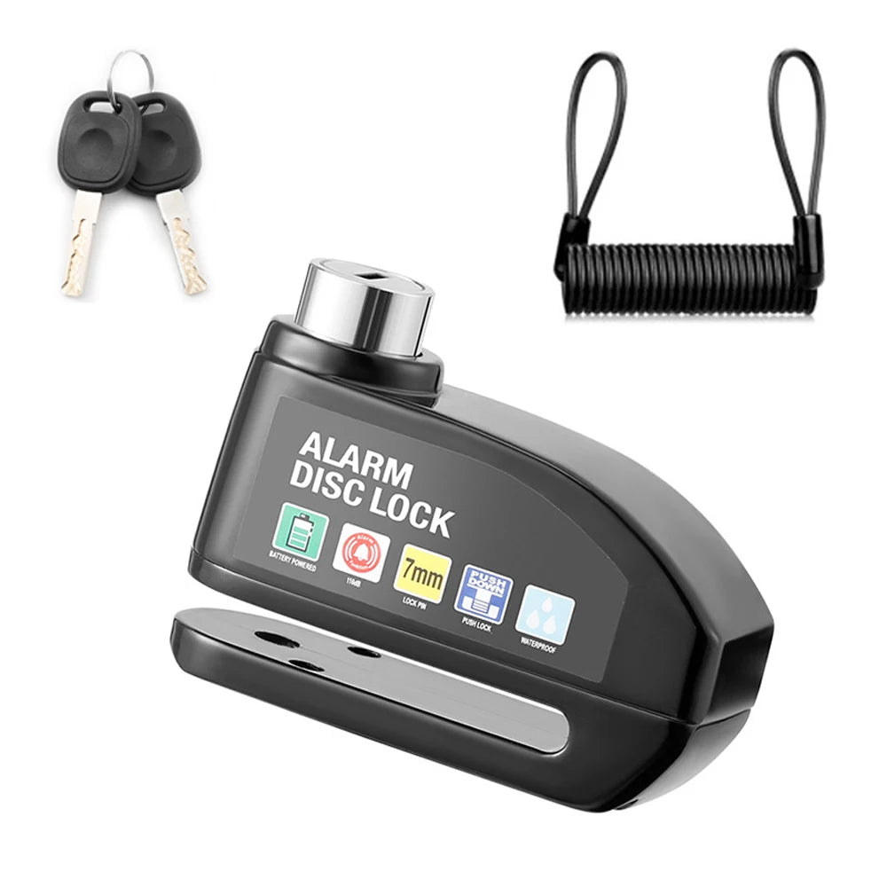 Motorcycle Alarm Disc Lock
