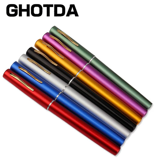 Seven different colors of Pocket Size Fishing Rod