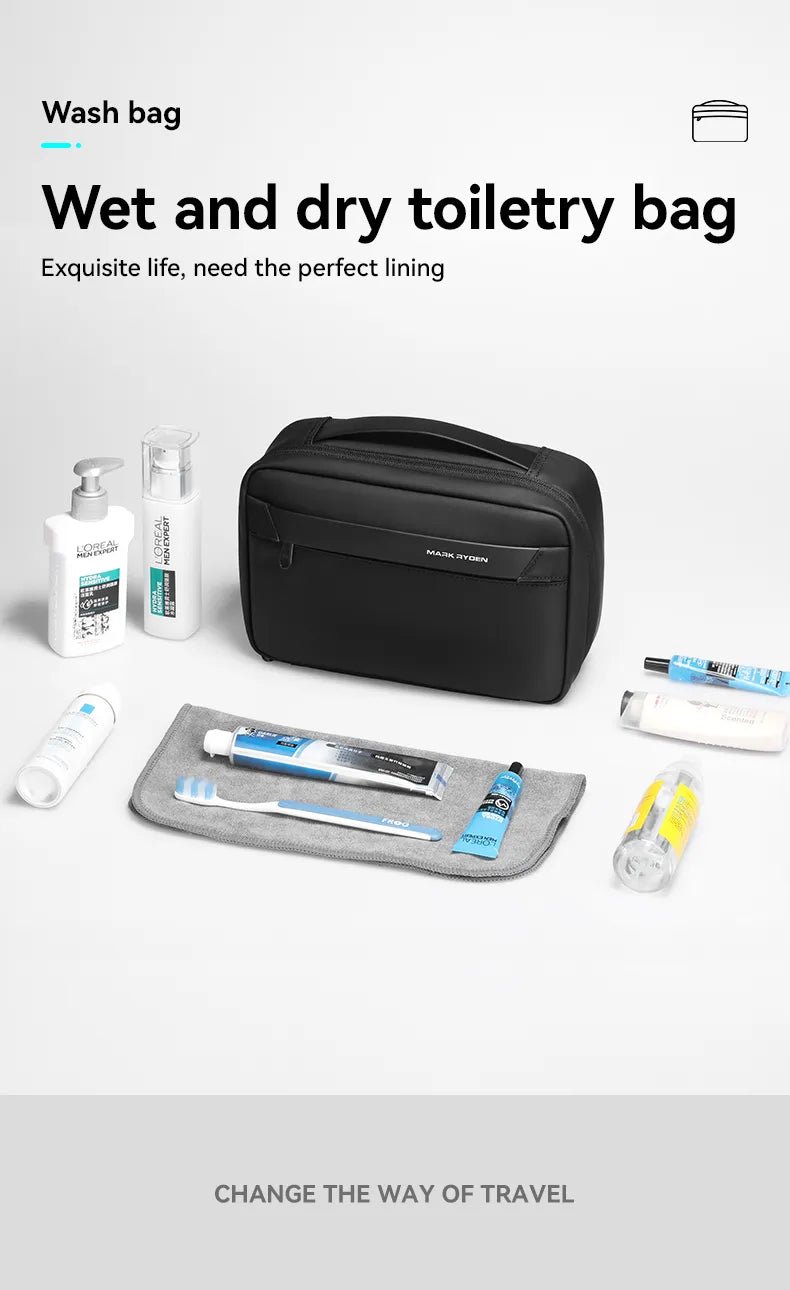 Men's Travel Toiletry Bag - Business & Fitness Essentials Organizer - Product Drop Center
