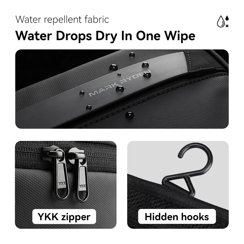Men's Travel Toiletry Bag - Business & Fitness Essentials Organizer - Product Drop Center