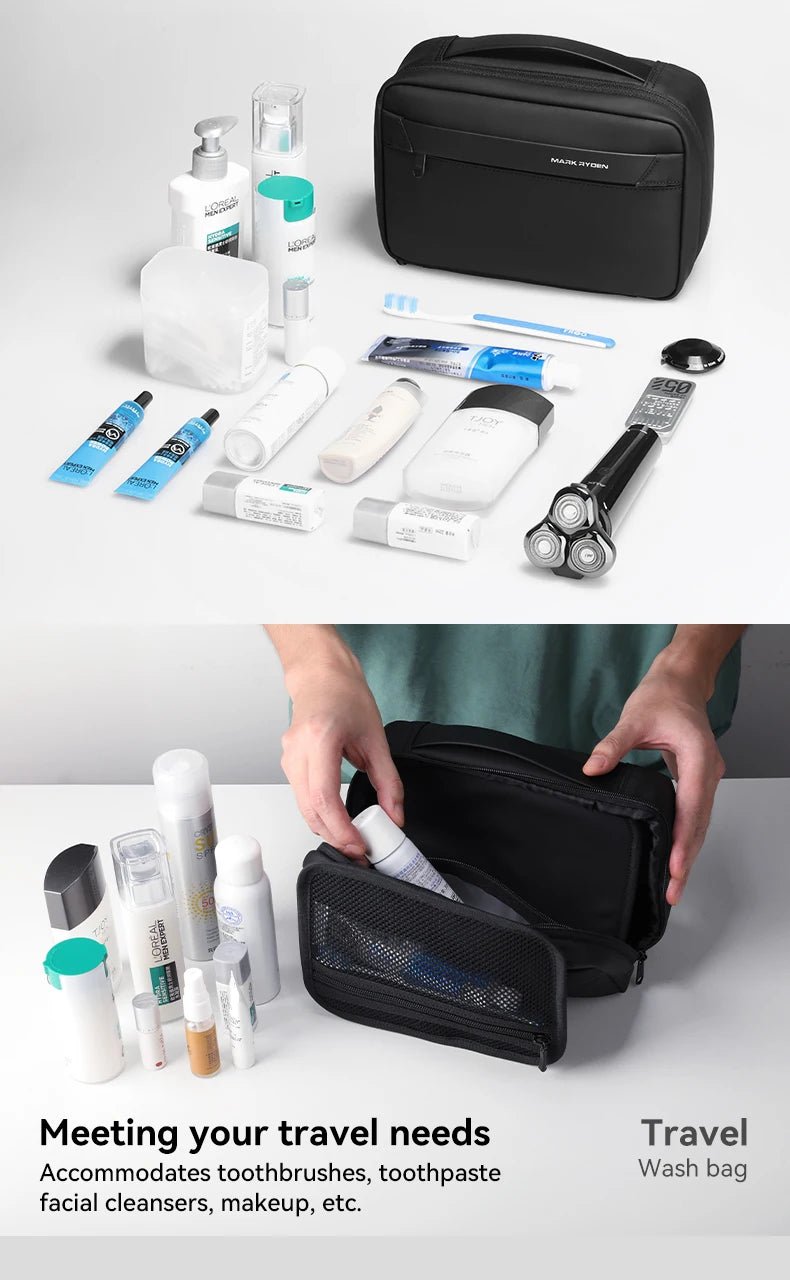 Men's Travel Toiletry Bag - Business & Fitness Essentials Organizer - Product Drop Center