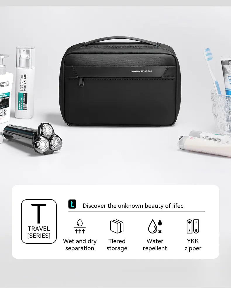 Men's Travel Toiletry Bag - Business & Fitness Essentials Organizer - Product Drop Center