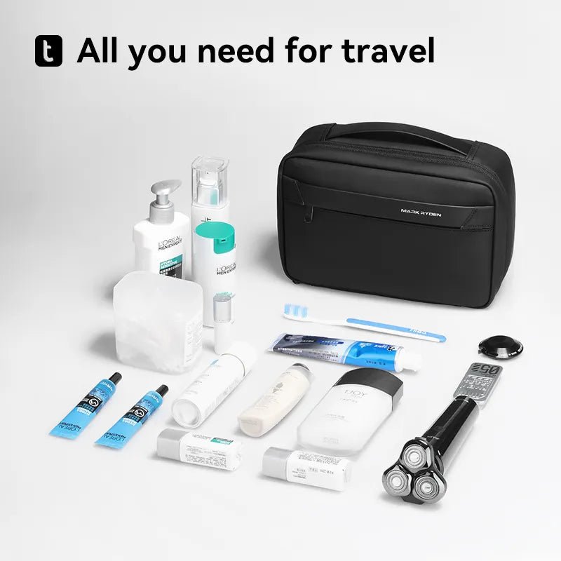 Men's Travel Toiletry Bag - Business & Fitness Essentials Organizer - Product Drop Center