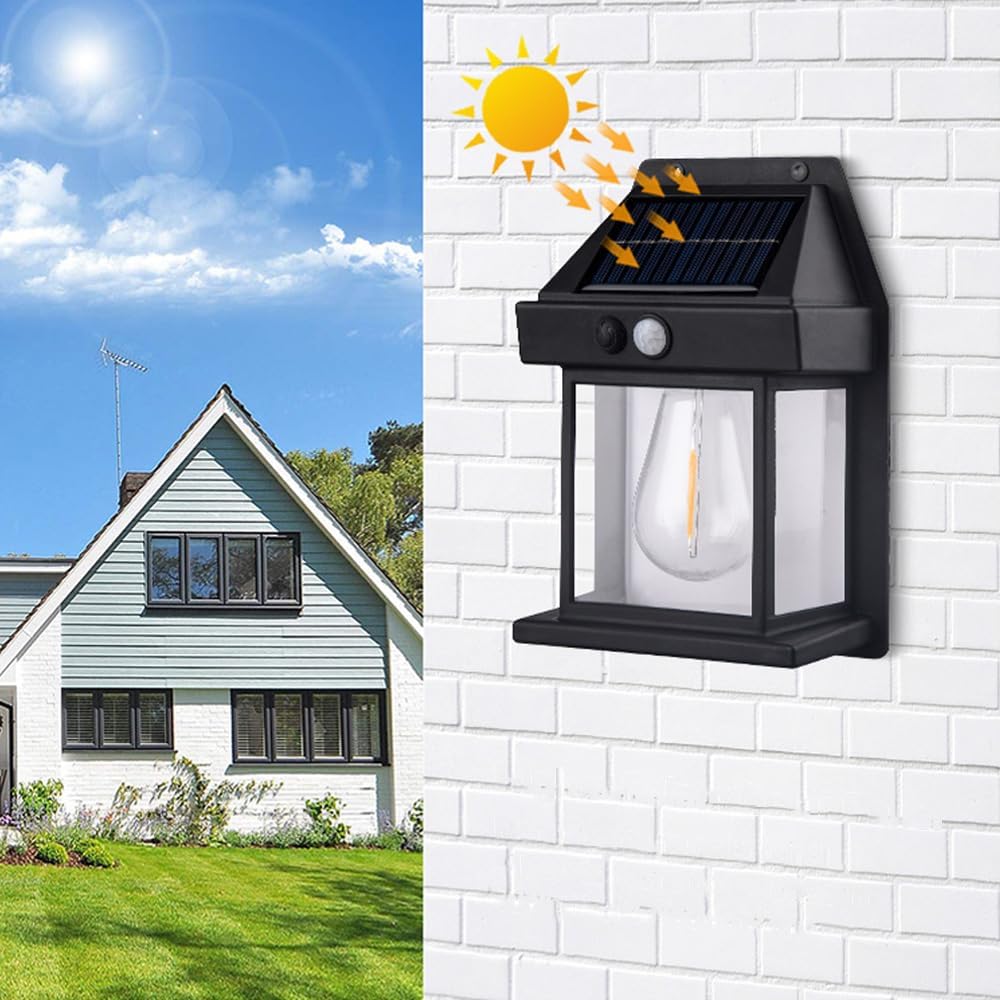 Brighten Up Your Space with the Outdoor Solar Wall Lamp - Product Drop Center