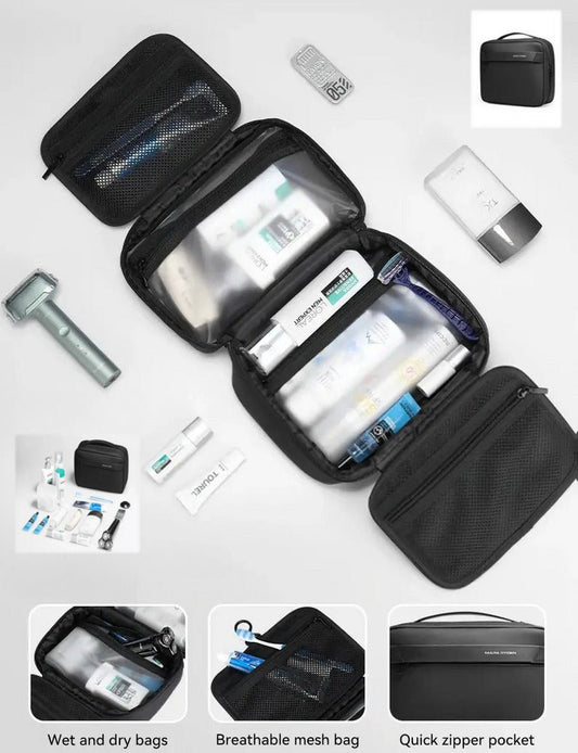 Discover the Perfect Men's Travel Toiletry Bag: Your Business & Fitness Essentials Organizer - Product Drop Center