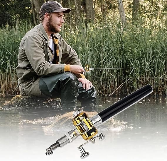 Reel in the Fun with the Pocket Size Fishing Rod - Product Drop Center