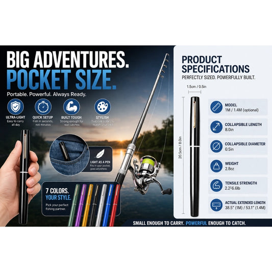 Pocket Size Fishing Rod