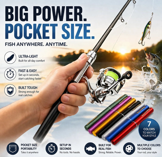 Pocket Size Fishing Rod