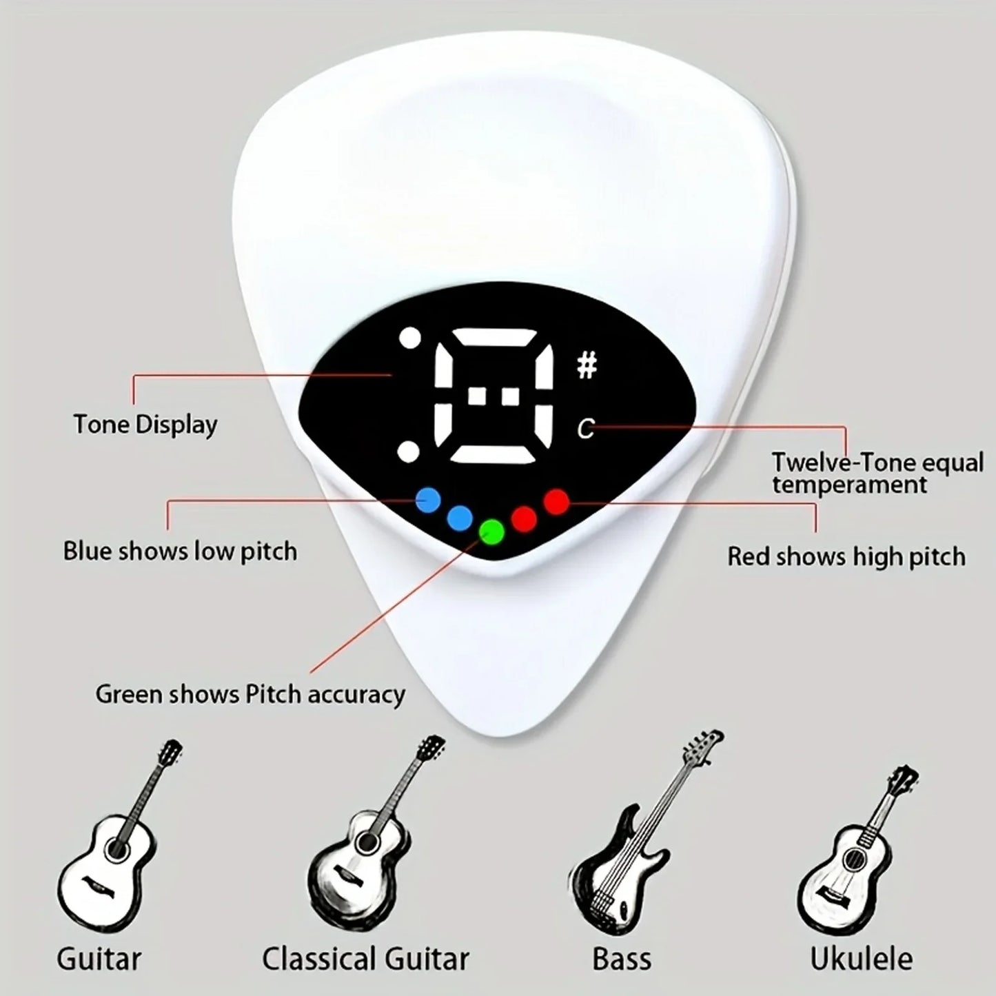 Ultimate Guitar Tuner Pick