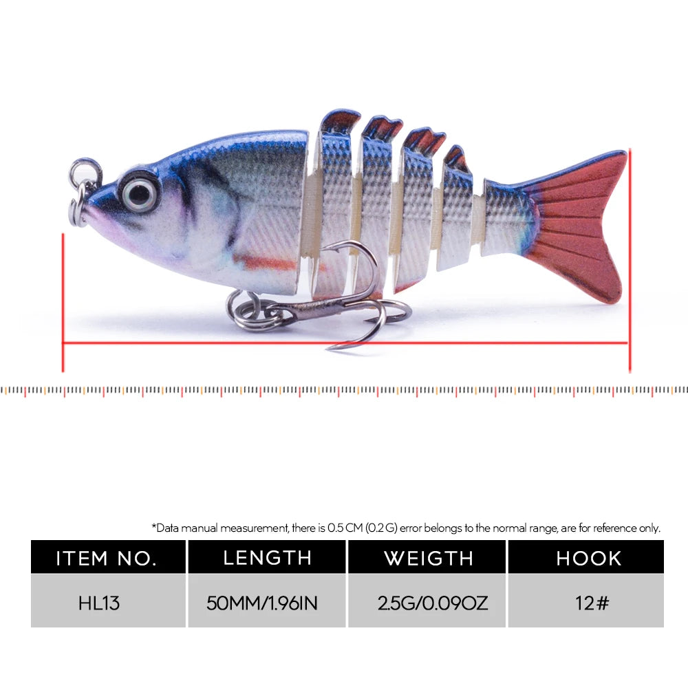 bait sizes