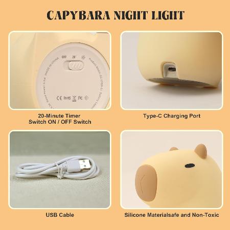 Capybara Night Light - Product Drop Center