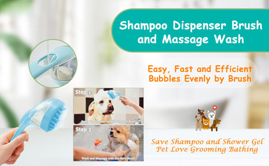 Pet Spa Silicone Bath Brush