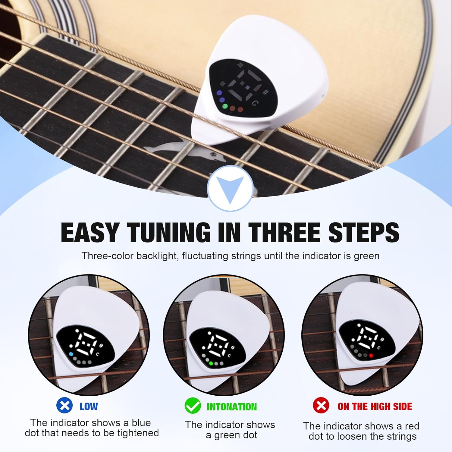 easy tuning in three steps