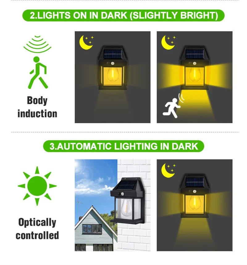 Outdoor Solar Wall Lamp - Product Drop Center