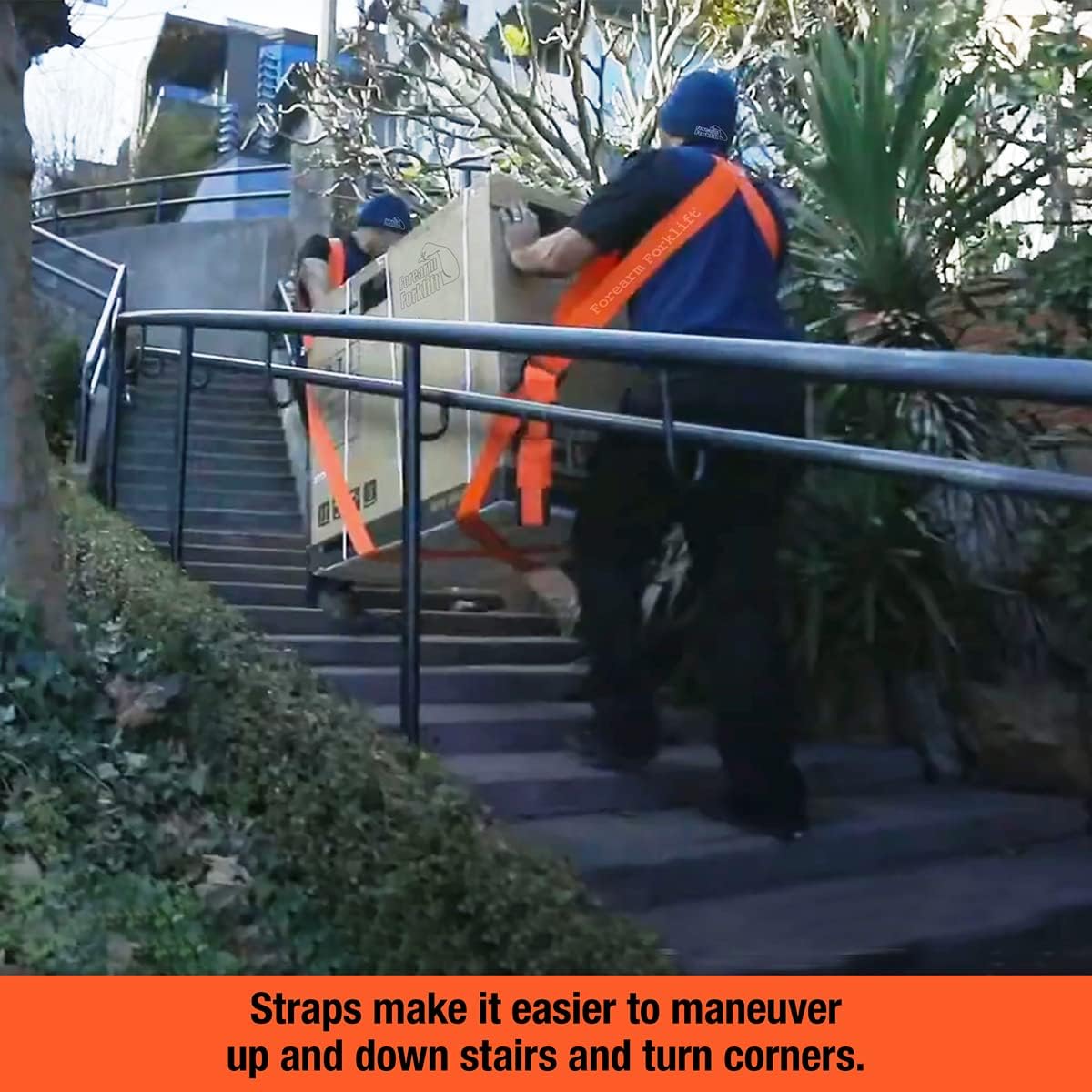 straps make it easier