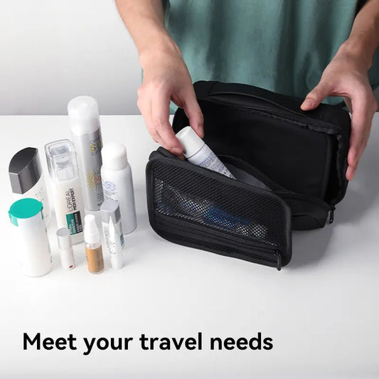 Men's Travel Toiletry Bag - Business & Fitness Essentials Organizer - Product Drop Center