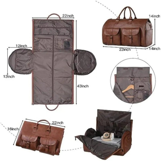 The convertible duffle garment luggage - Product Drop Center