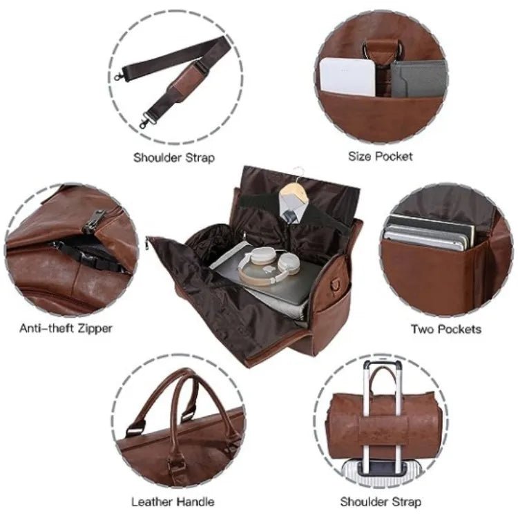 The convertible duffle garment luggage - Product Drop Center